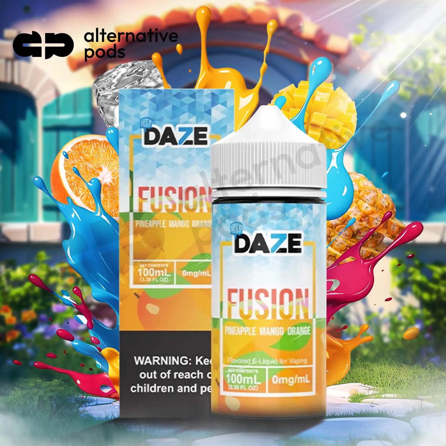 7 Daze Fusion Synthetic Nicotine E-Liquid 100ML 7 Daze