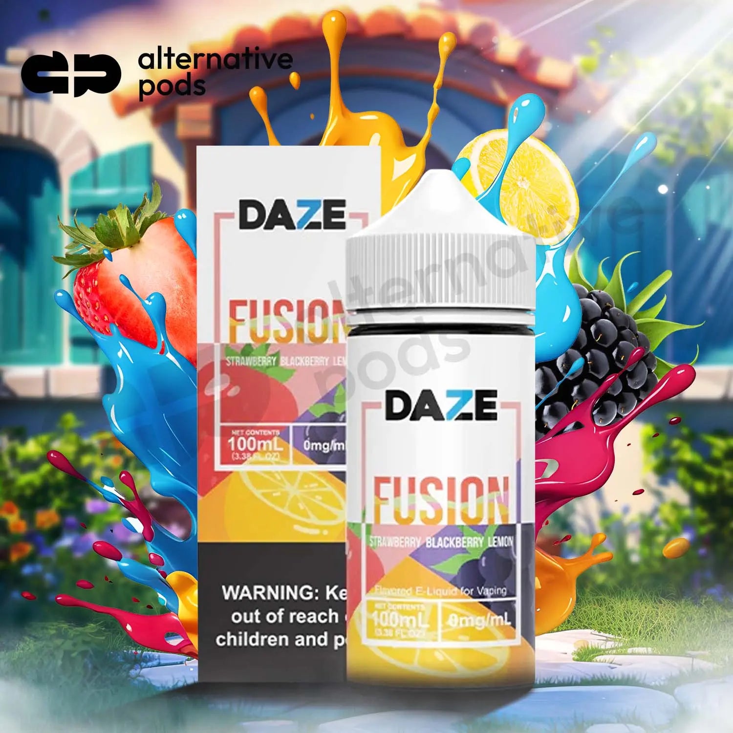 7 Daze Fusion Synthetic Nicotine E-Liquid 100ML 7 Daze