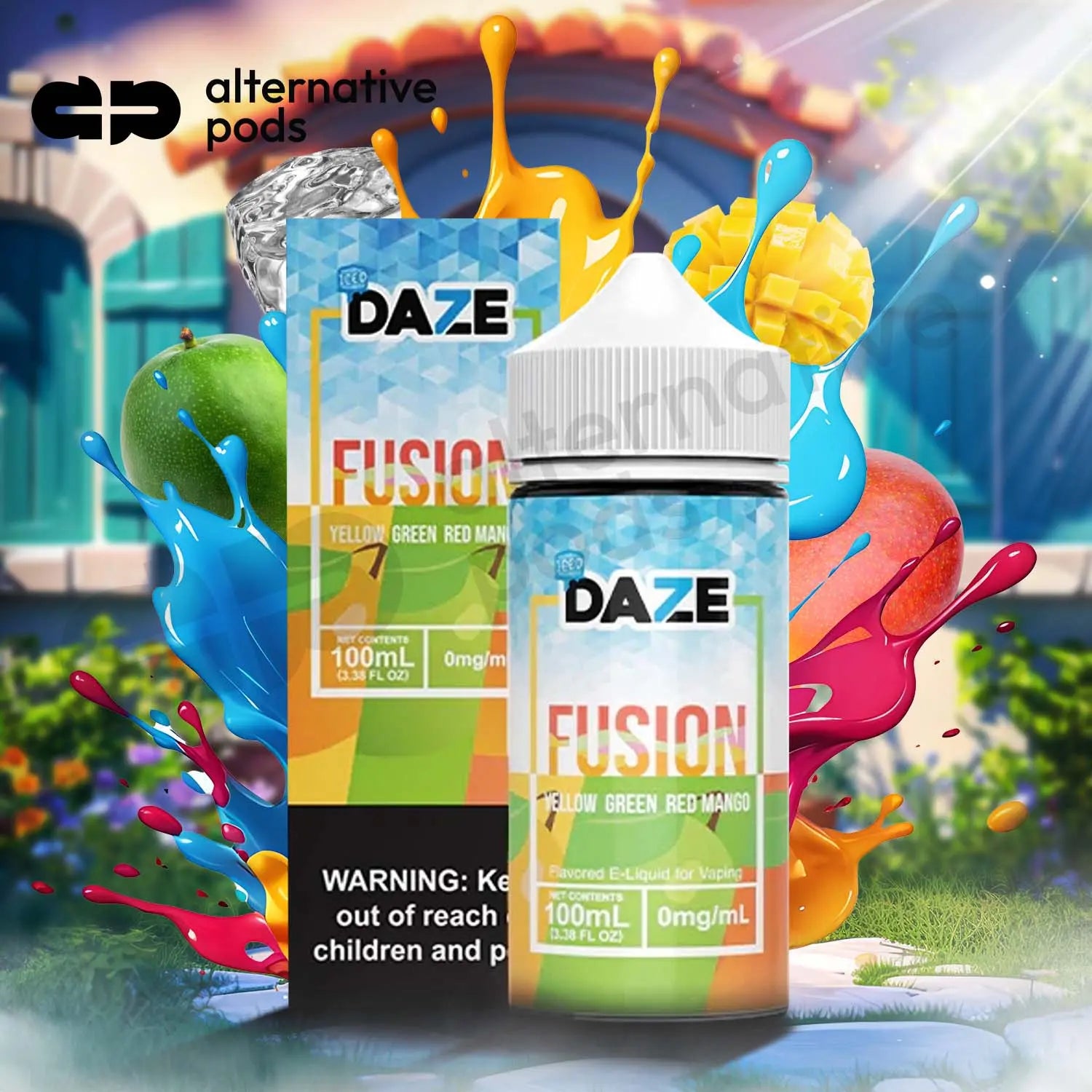 7 Daze Fusion Synthetic Nicotine E-Liquid 100ML 7 Daze