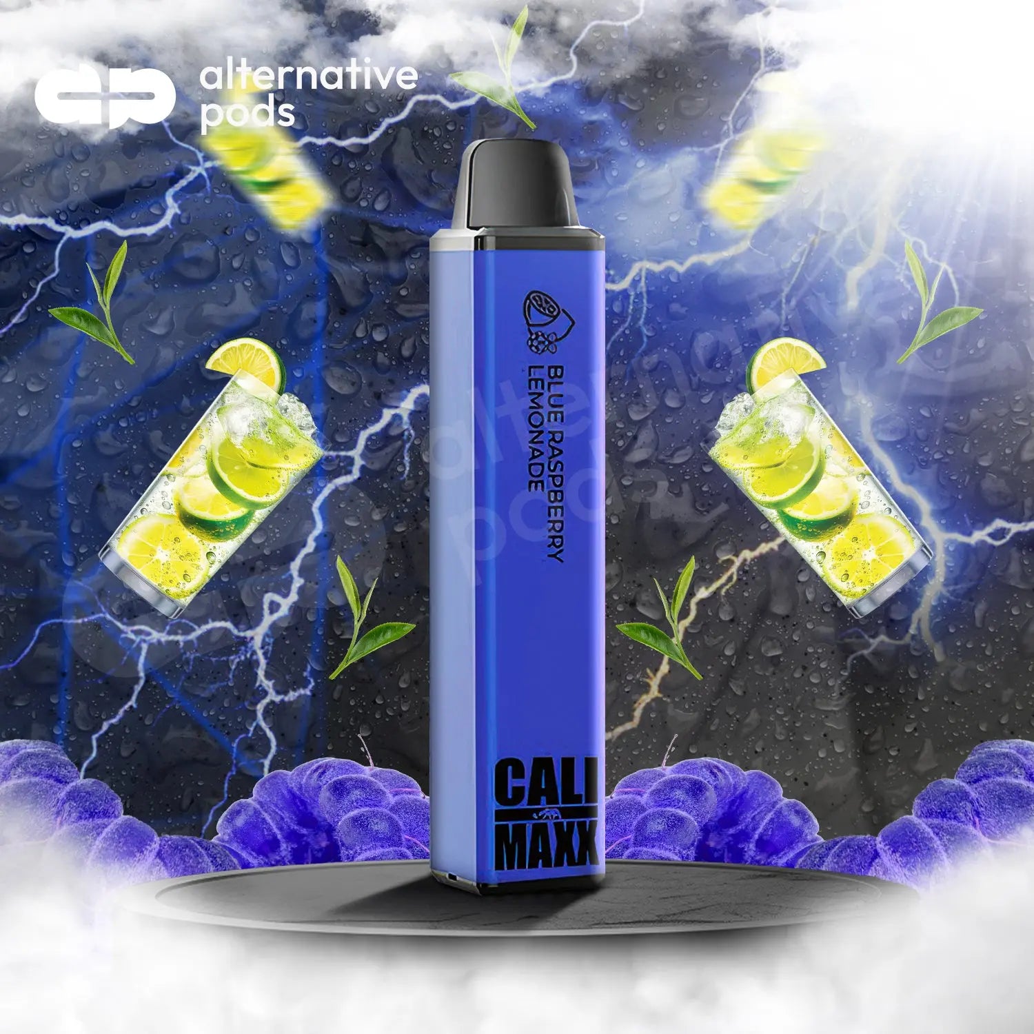 Cali MAXX Disposable Vape - Blue Raspberry Lemonade 