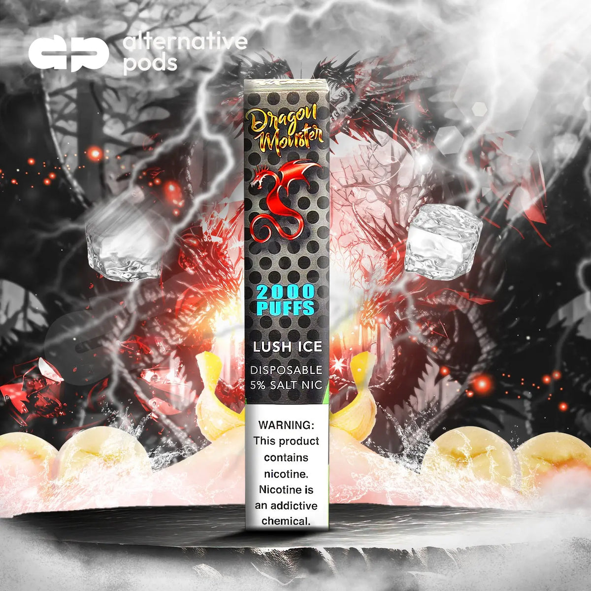 Dragon Monster 2000 Puffs Vape