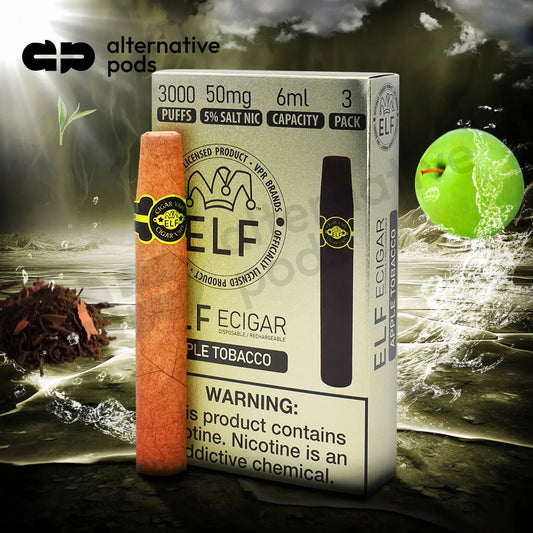 ELF VPR Cigar 3000 - Apple Tobacco 