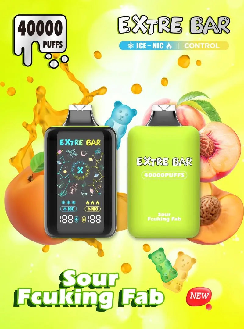 Extre Bar 40000 Ice - Nic Control - Sour Fcuking Fab 