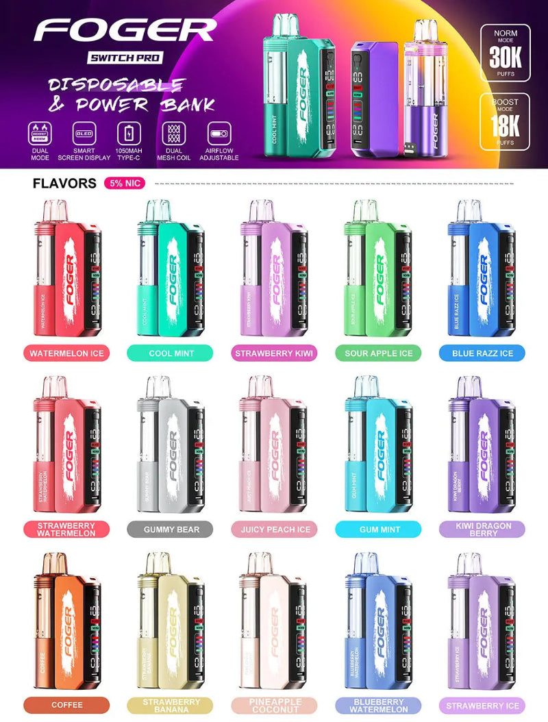 Foger Switch Pro Kit 30K Puffs