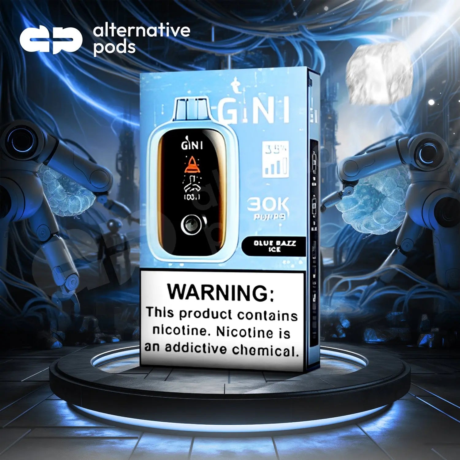 GINI GN30000 Disposable - Blue Razz Ice 