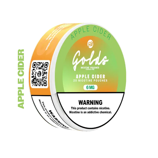 Golds Nicotine Pouches 6MG - Apple Cider