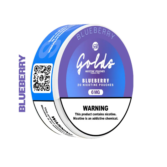 Golds Nicotine Pouches 6MG - Blueberry 