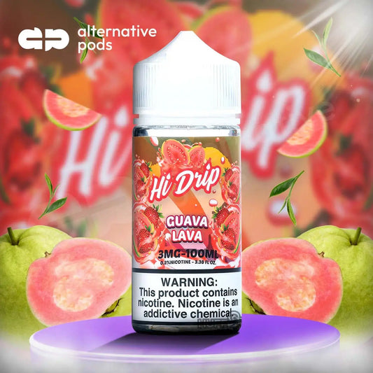 Hi-Drip E-Liquid 100ML - Guava Lava 