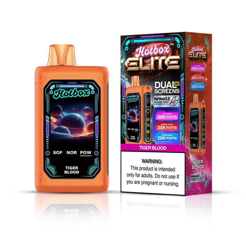 HotBox Elite 50K Disposable - Tiger Blood 