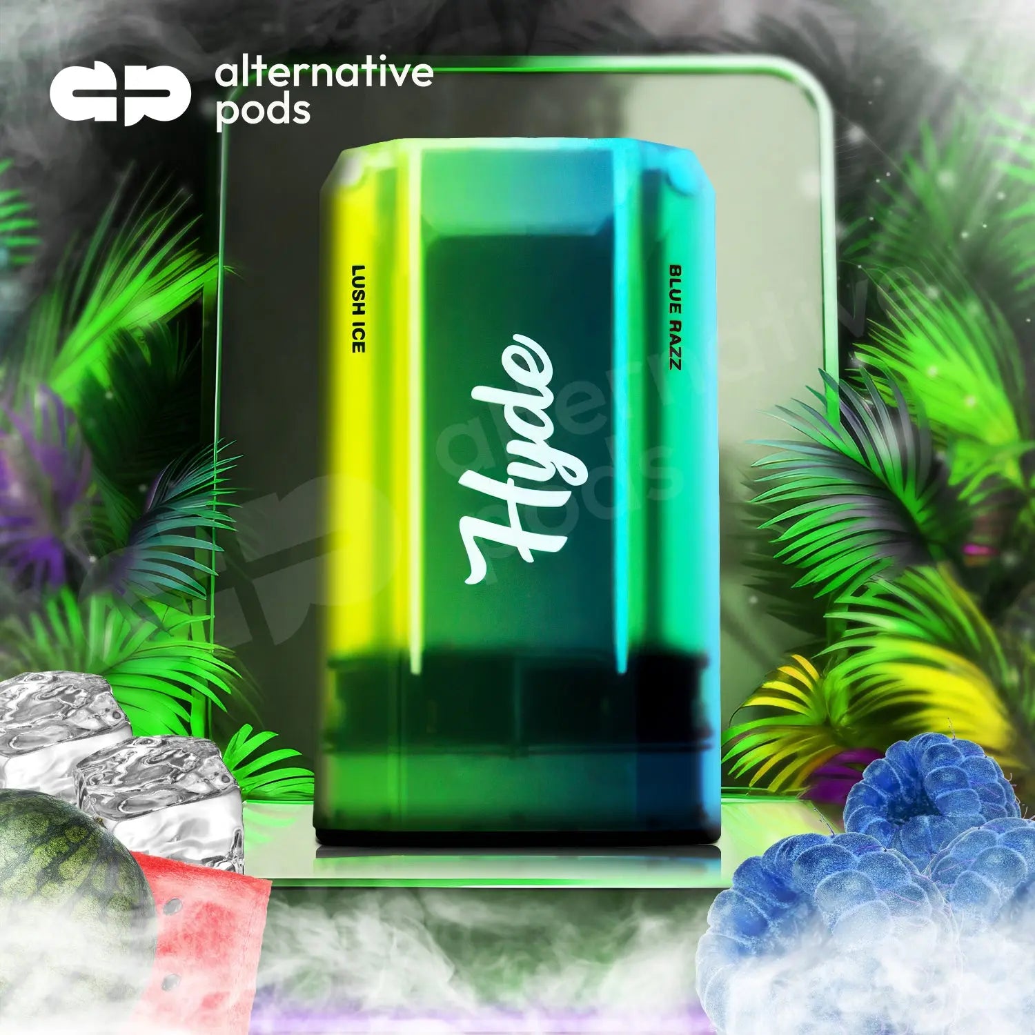 Hyde Duo RECHARGE Disposable Vape - Blue Razz Lush Ice