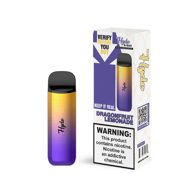 Hyde N-Bar Recharge Vape - Dragonfruit Lemonade 