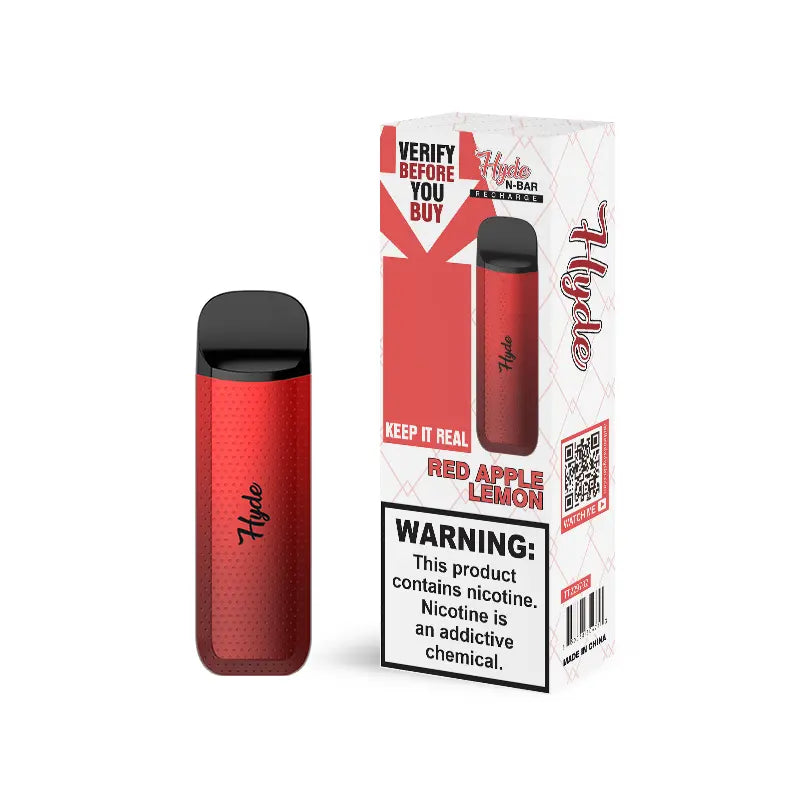 Hyde N-Bar Recharge Vape - Red Apple Lemon 