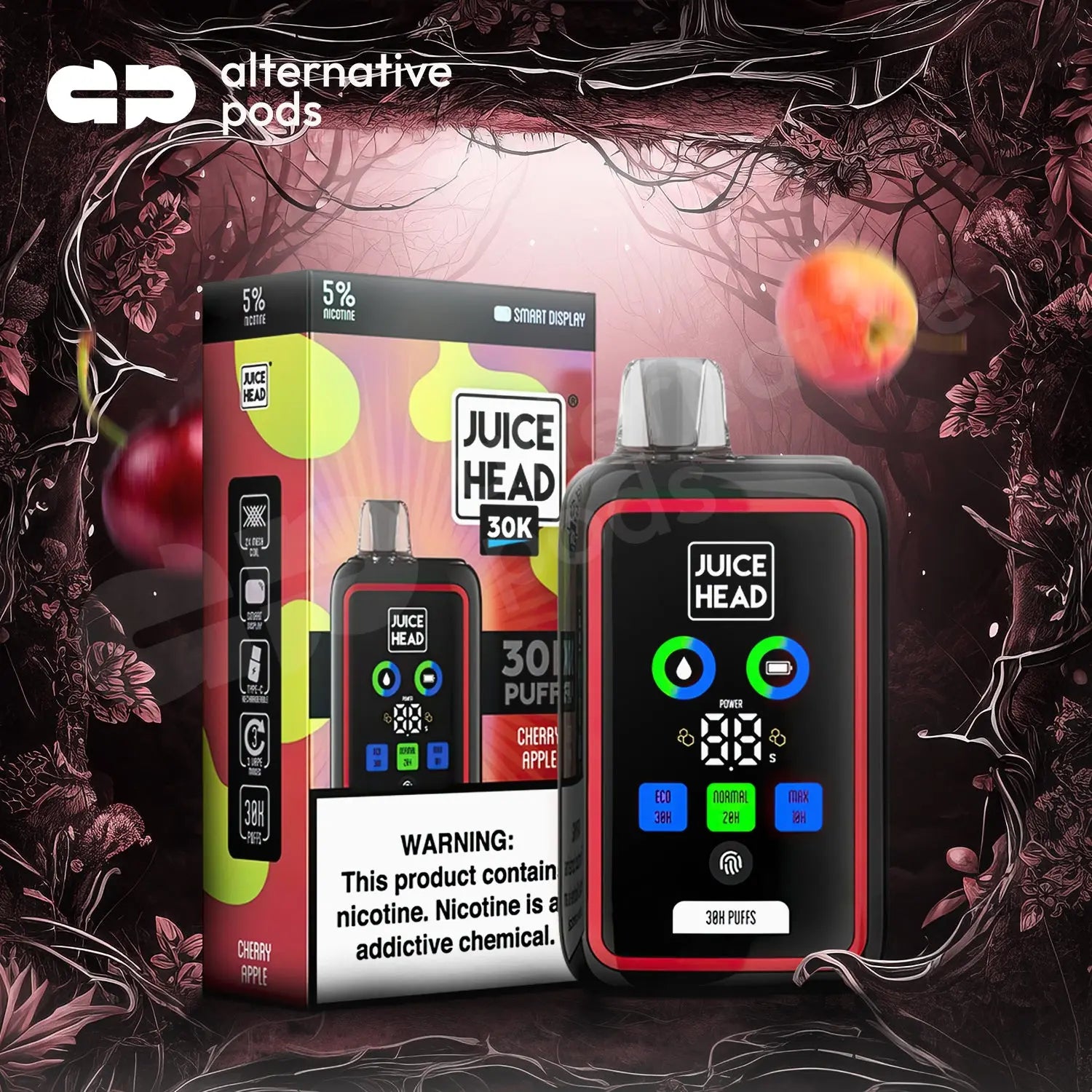 Juice Head 30K Disposable Juice Head - Cherry Apple 