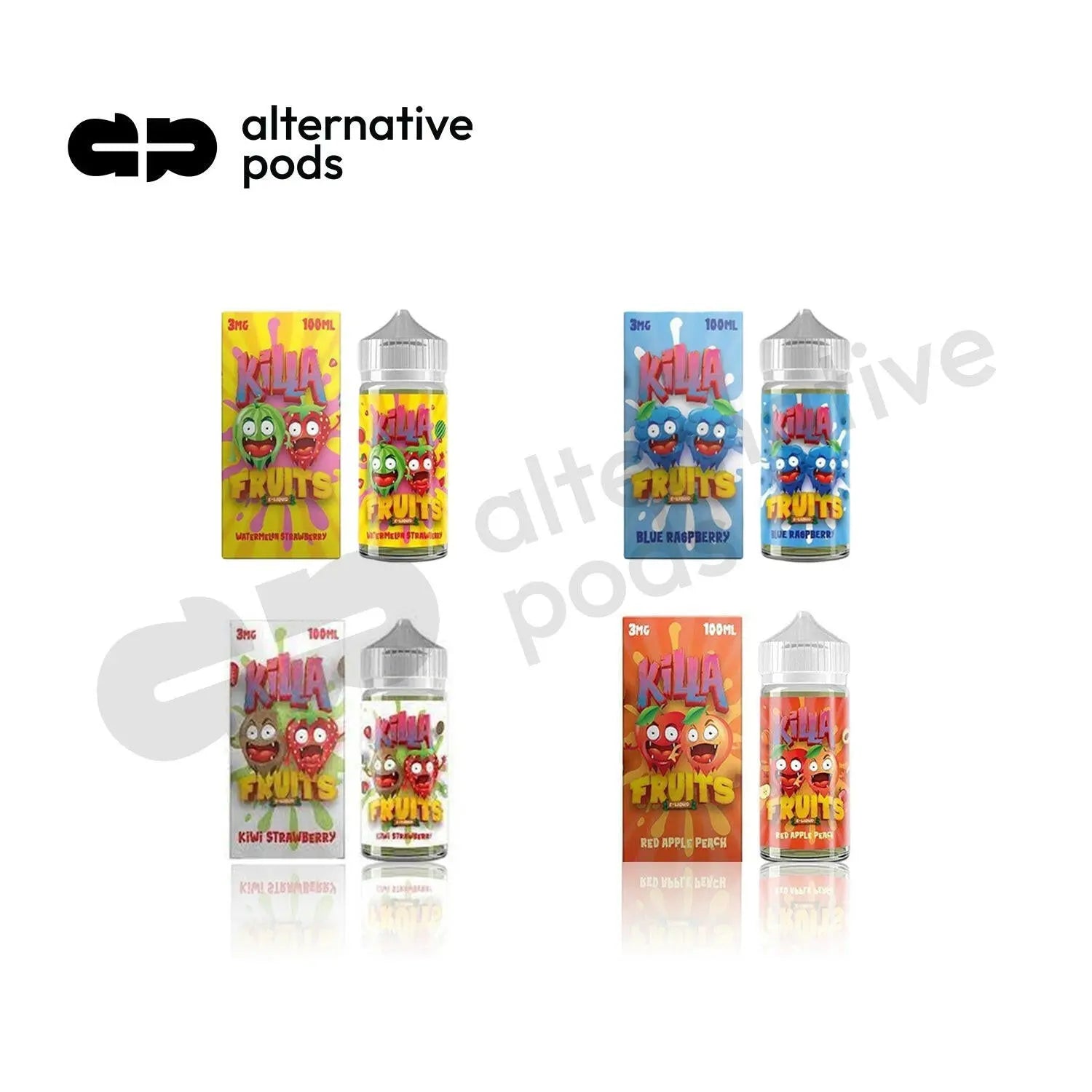 Killa Fruits E-Liquid 100ML - Alternative pods | Online Vape & Smoke Shop
