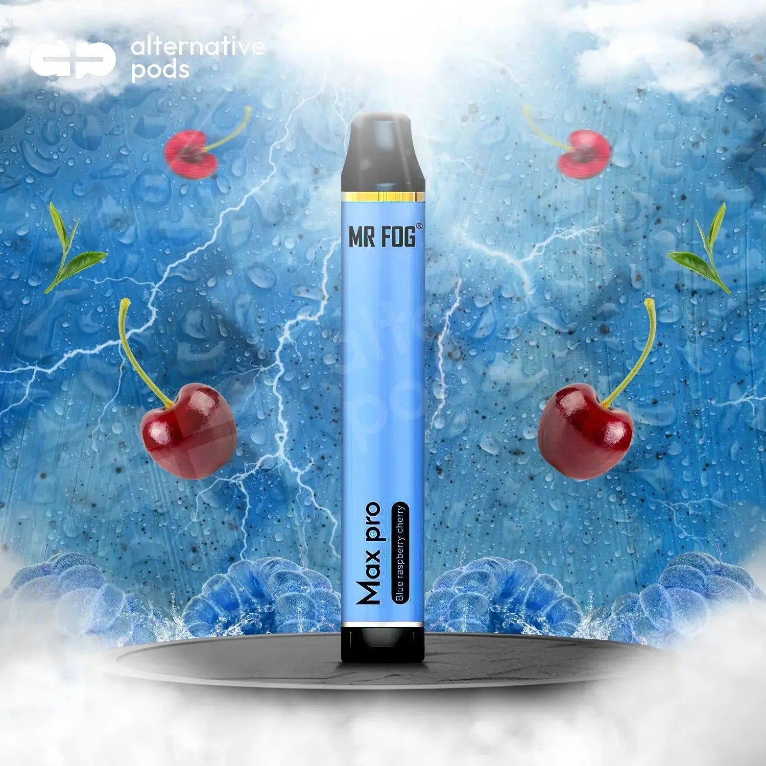 Mr Fog Max Pro 2000 Disposable - Blue Raspberry Cherry 