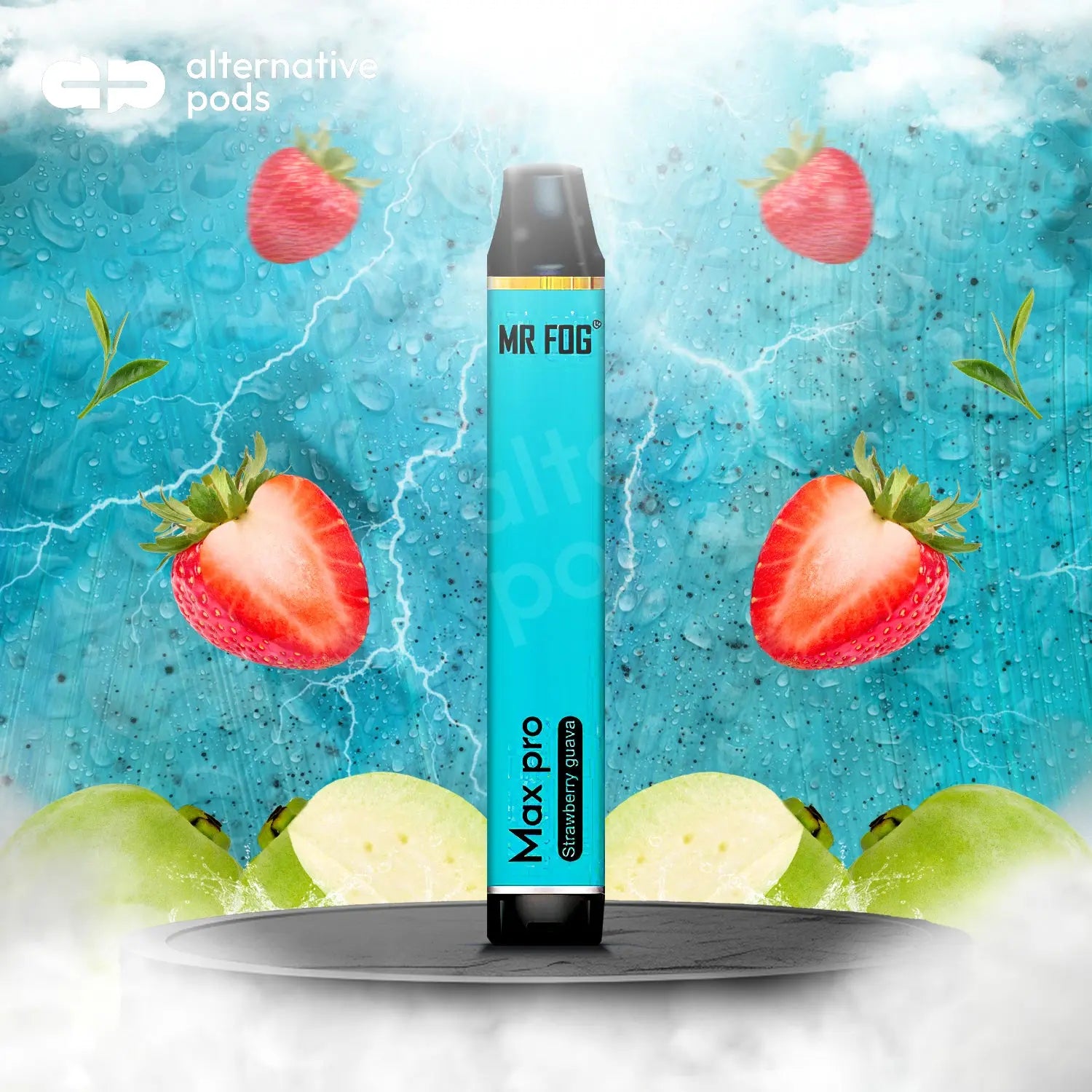 Mr Fog Max Pro 2000 Disposable - Strawberry Guava 