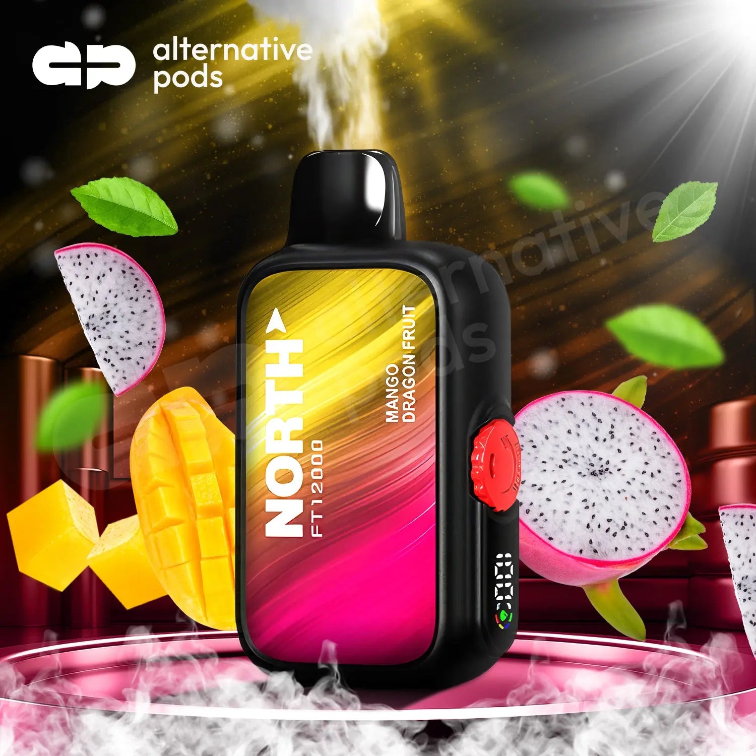 North FT12000 15ML 12000 Puffs Disposable NORTH - Mango Dragon Fruit 