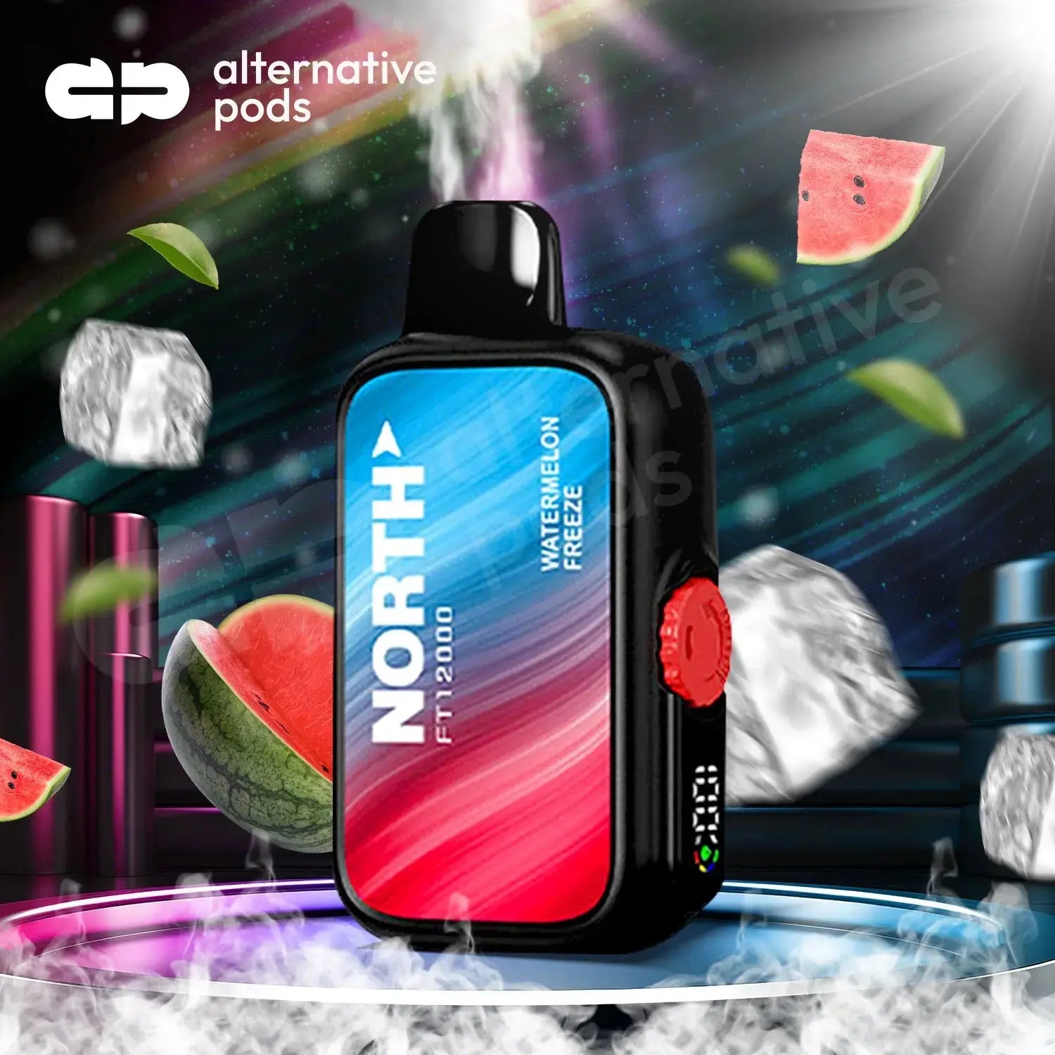 North FT12000 15ML 12000 Puffs Disposable NORTH - Watermelon Freeze 