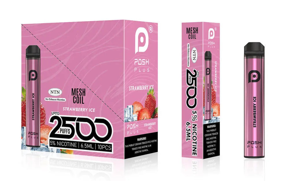 Posh Plus 5% Nic 2500 Puffs 6.5ml Disposable Vape (Tfn) - Alternative pods | Online Vape & Smoke Shop