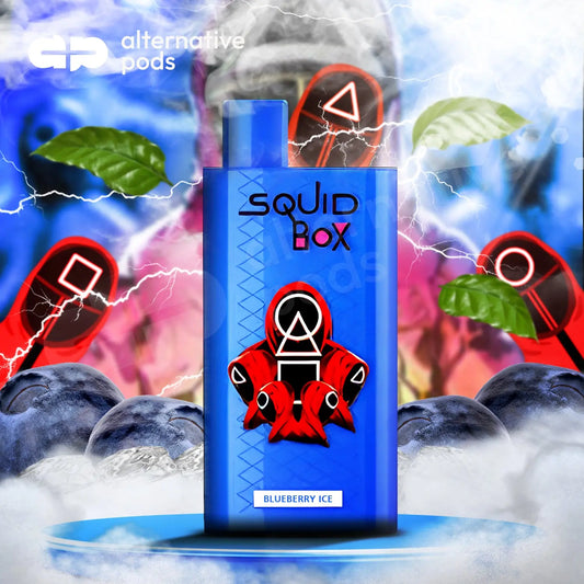R and M Squid Box Disposable Vape - Blueberry Ice 