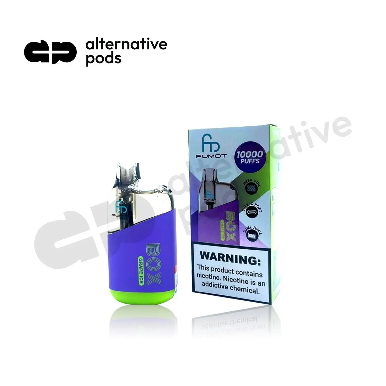 R and M Tornado Box 10K Vape 5% - Alternative pods | Online Vape & Smoke Shop