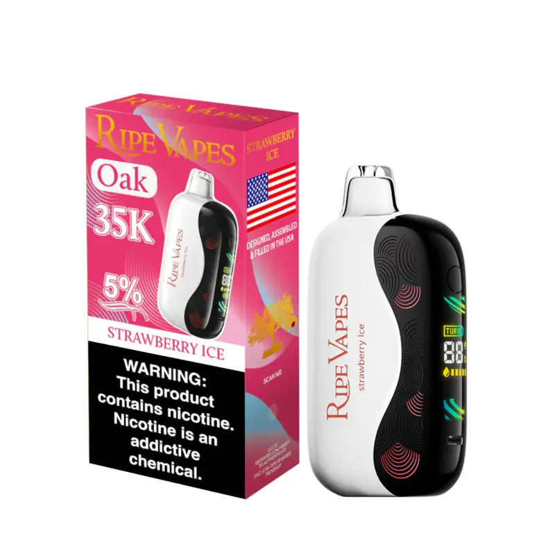 Ripe Vapes Oak 35K Disposable - Strawberry Ice 