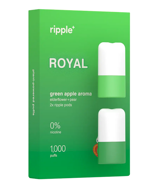 Ripple+ ROYAL Green Apple Pod 2ct Ripple+