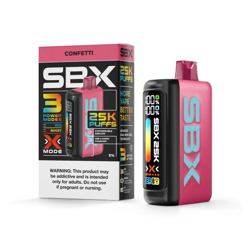 SBX 25K Disposable 5% - Confetti 