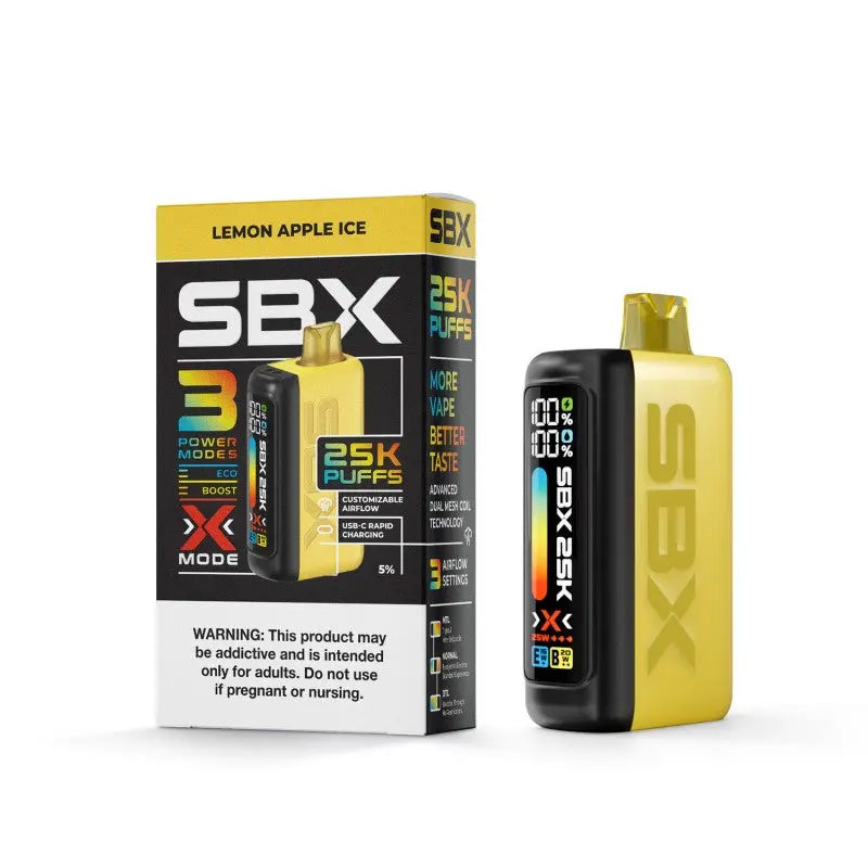 SBX 25K Disposable 5% - Lemon Apple Ice 