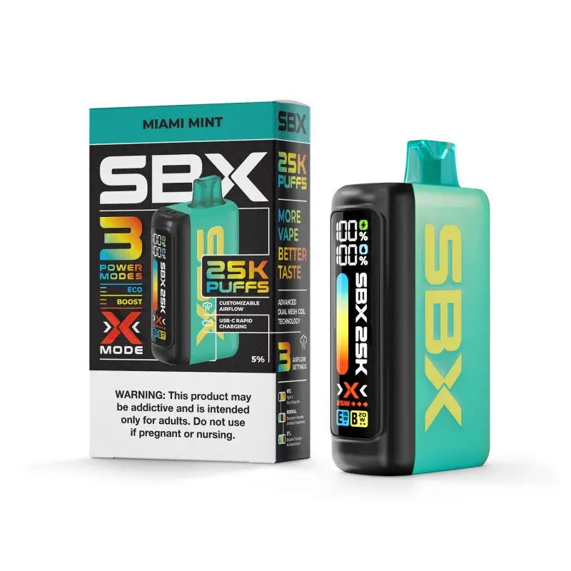 SBX 25K Disposable 5% - Miami Mint 