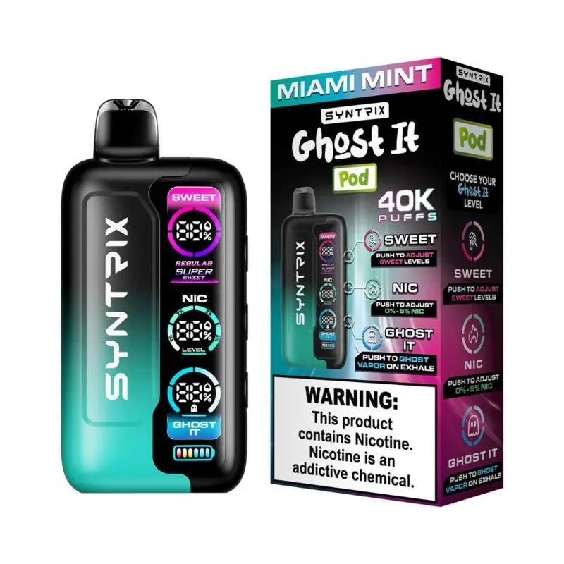 SYNTRIX GHOST IT X POD 40K - Miami Mint 