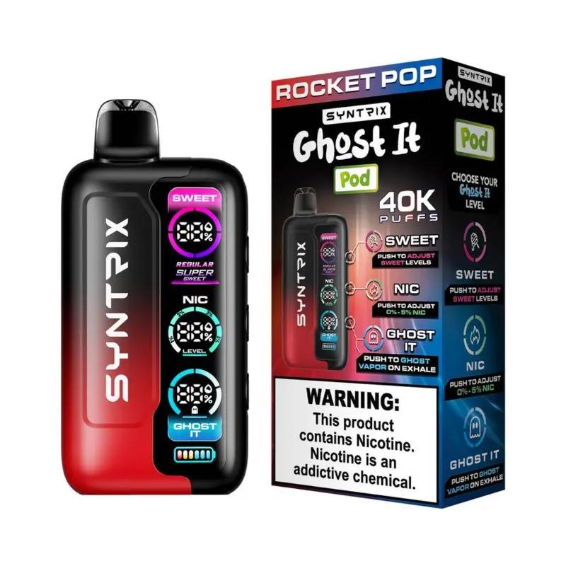 SYNTRIX GHOST IT X POD 40K - Rocket Pop
