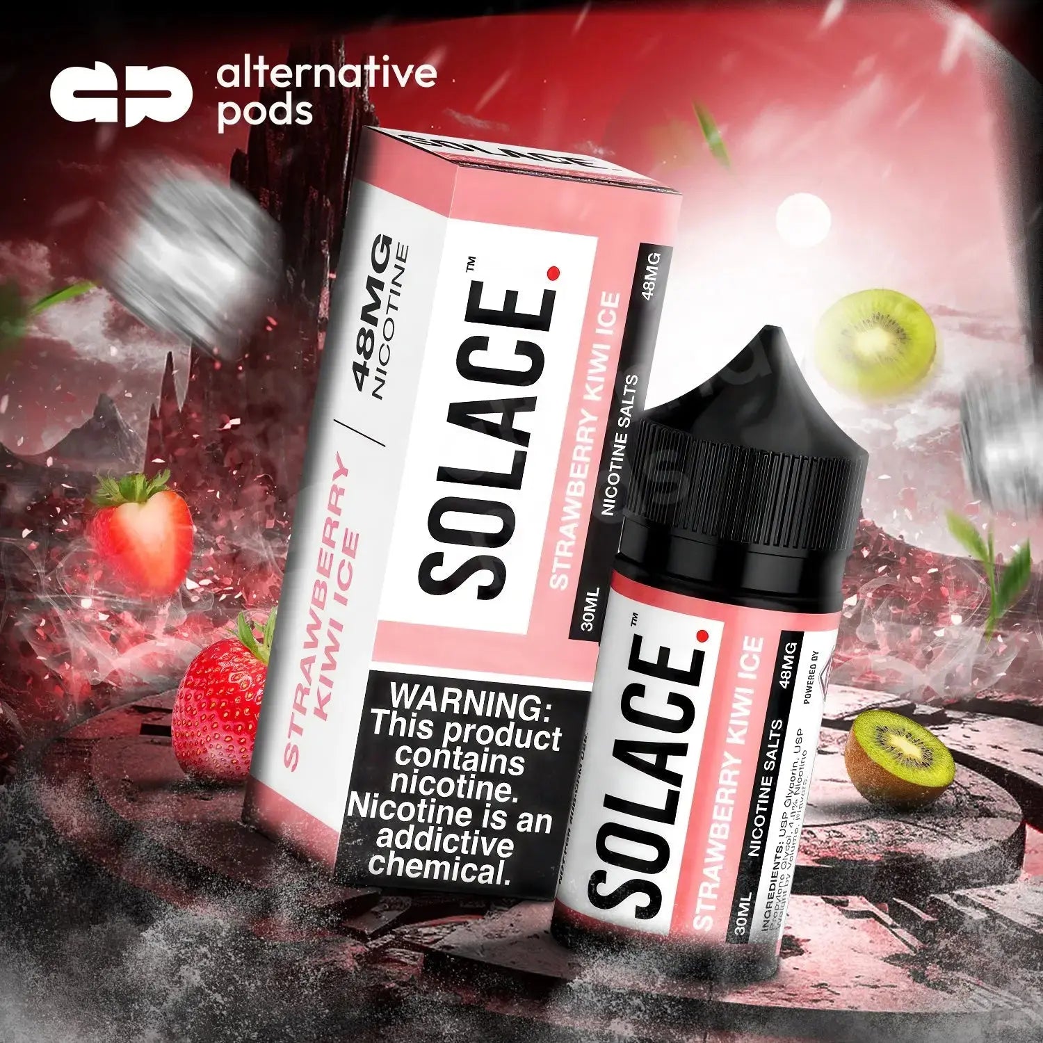 Solace Salts Vapor Salt Nicotine E-Liquid 30ML - Alternative pods | Online Vape & Smoke Shop