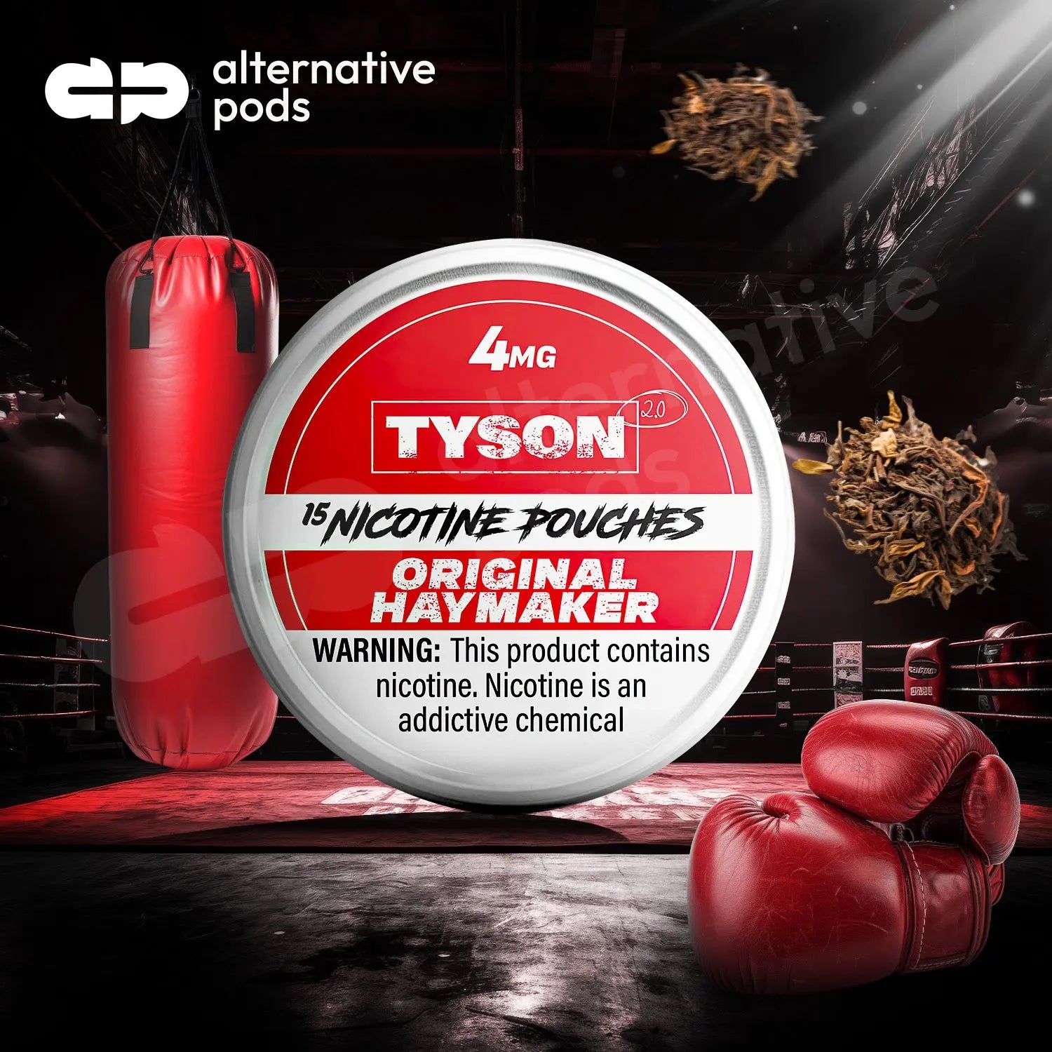 TYSON 2.0 Nicotine Pouches Tyson 2.0 - Original Haymaker 4mg