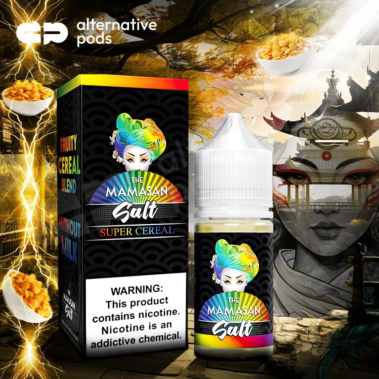 The Mamasan Salt Nicotine Salt E-Liquid 30ML - Alternative pods | Online Vape & Smoke Shop