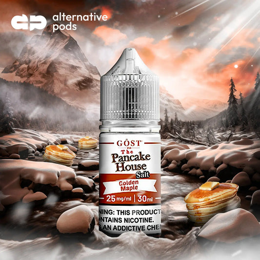 The Pancake House Salt By Gost Vapor Nicotine Salt E-Liquid 30ML - Alternative pods | Online Vape & Smoke Shop
