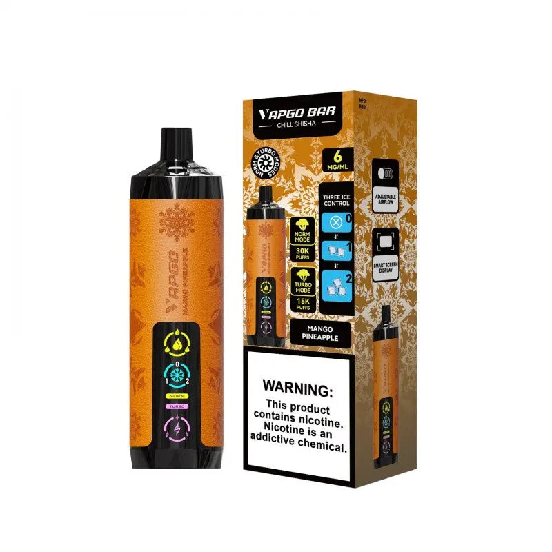 VAPGO Bar Chill Shisha 30K - Mango Pineapple 