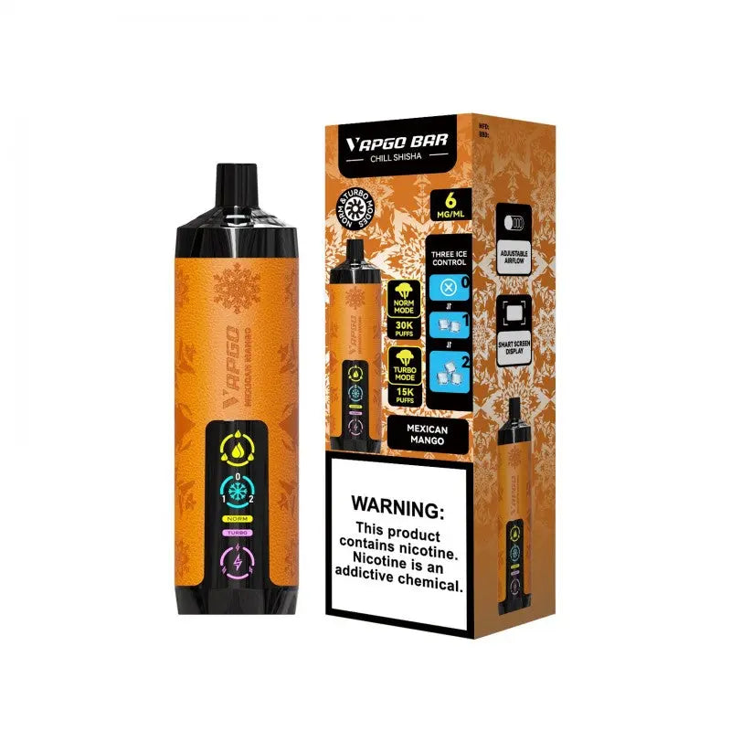 VAPGO Bar Chill Shisha 30K - Mexica Mango 
