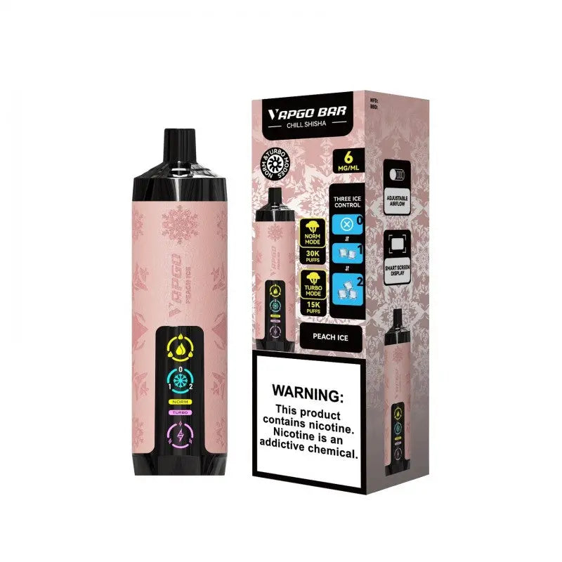 VAPGO Bar Chill Shisha 30K - Peach Ice 