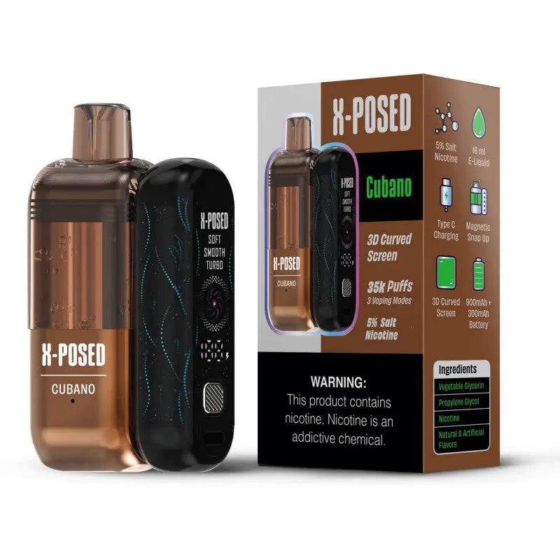 X-Posed 35K Disposable Kit - Cubano 