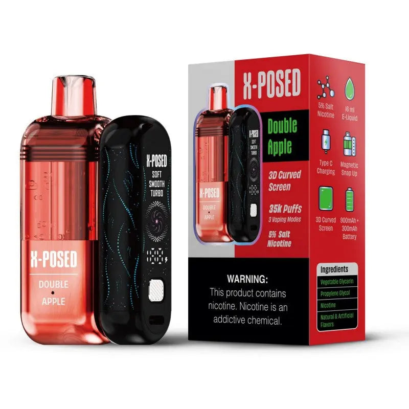 X-Posed 35K Disposable Kit - Double Apple 