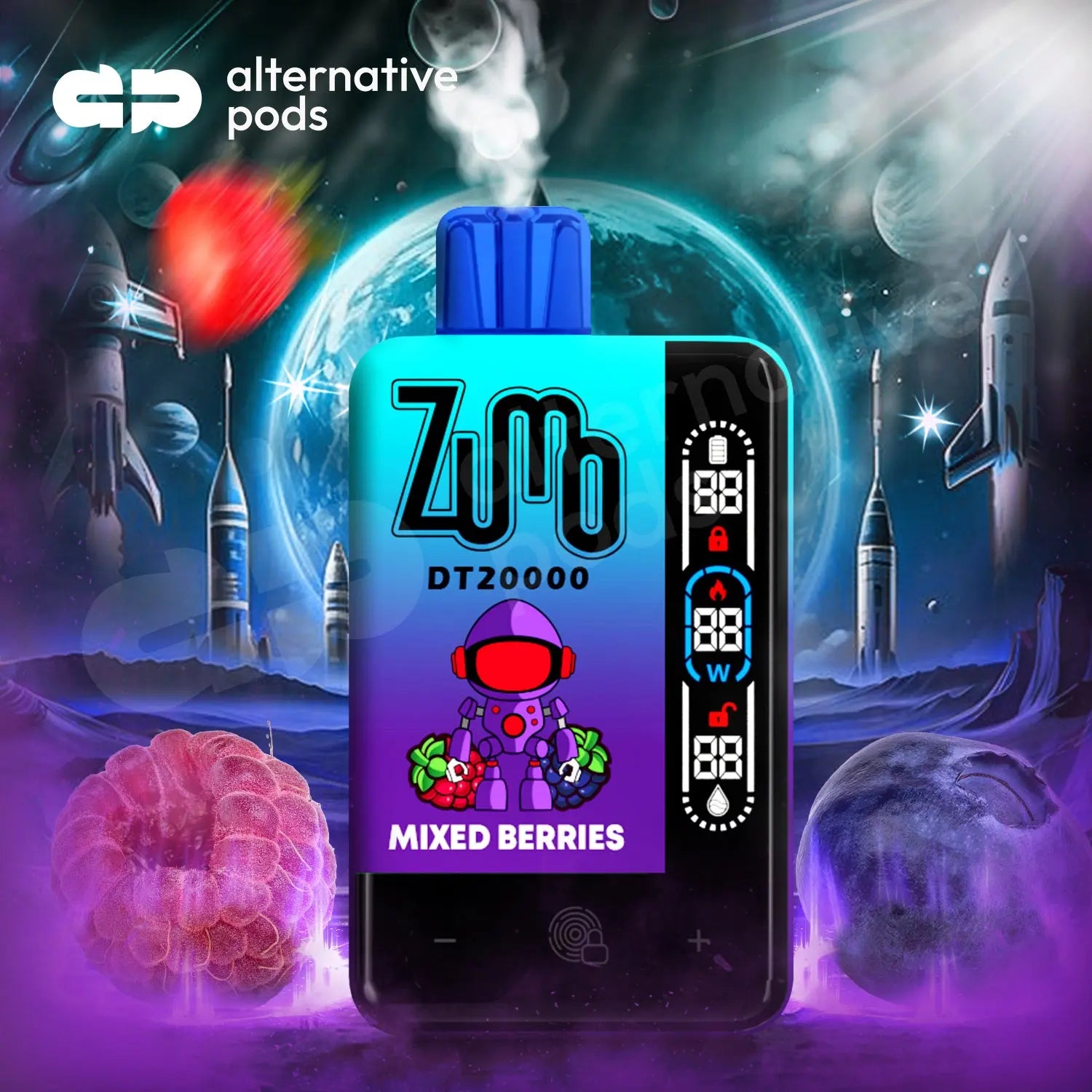 ZUMO DT20000 Disposable - Mixed Berries 