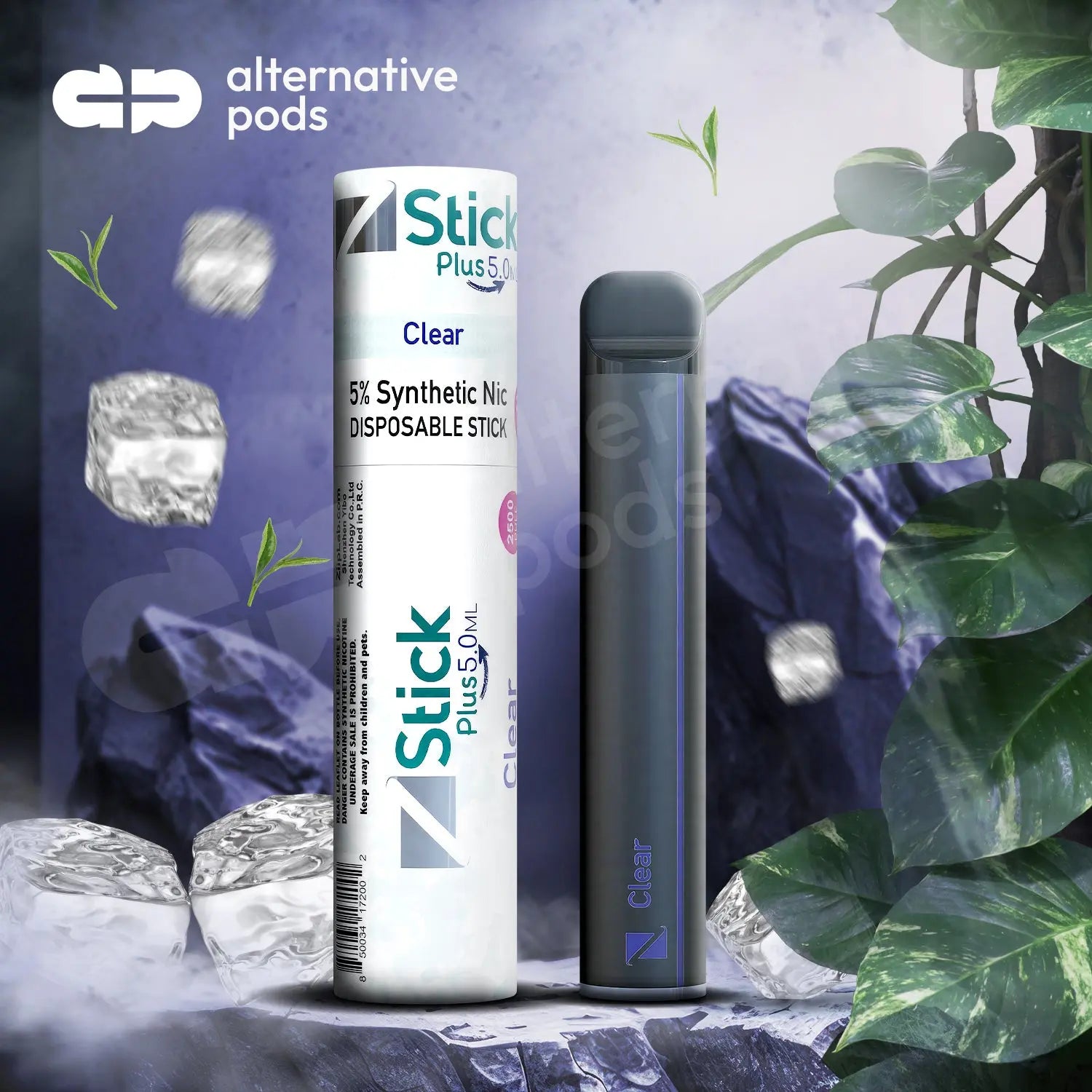 Zstick Plus Disposable Vape - Clear 